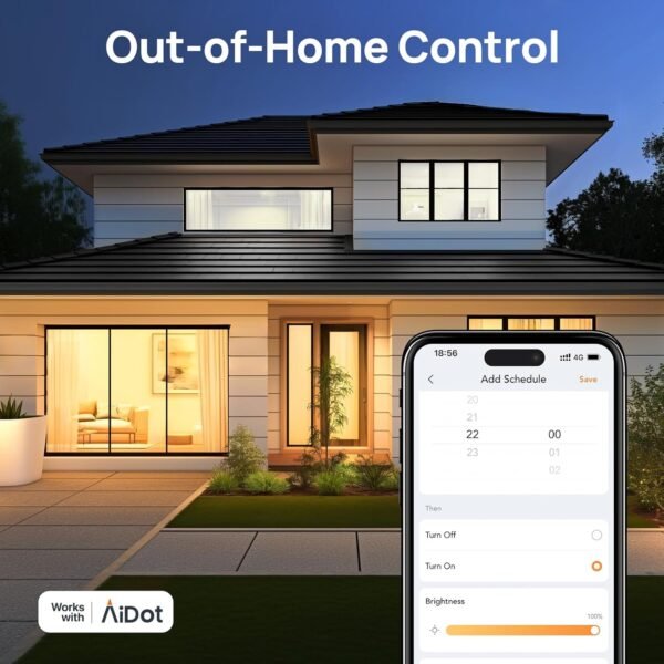 Linkind Smart Light Bulbs, Soft White to Daylight Tunable (2700K-6500K), Alexa Light Bulbs, Work with Alexa & Google Home, CRI>90, 2.4GHz Wi-Fi & Bluetooth LED, A19 E26, 800LM, 60W Equivalent (4-Pack) - Image 6
