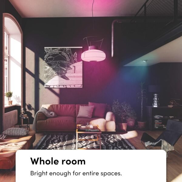 LIFX Color, A19 1100 lumens, Wi-Fi Smart LED Light Bulb, Billions of Colors and Whites, No bridge required, Works with Alexa, Hey Google, HomeKit and Siri, Multicolor - Image 21