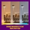 WiZ 60W A19 Color LED Smart Bulb - Pack of 6 - E26- Indoor - Connects to Your Existing Wi-Fi - Control with Voice or App + Activate with Motion - Matter Compatible - Image 3
