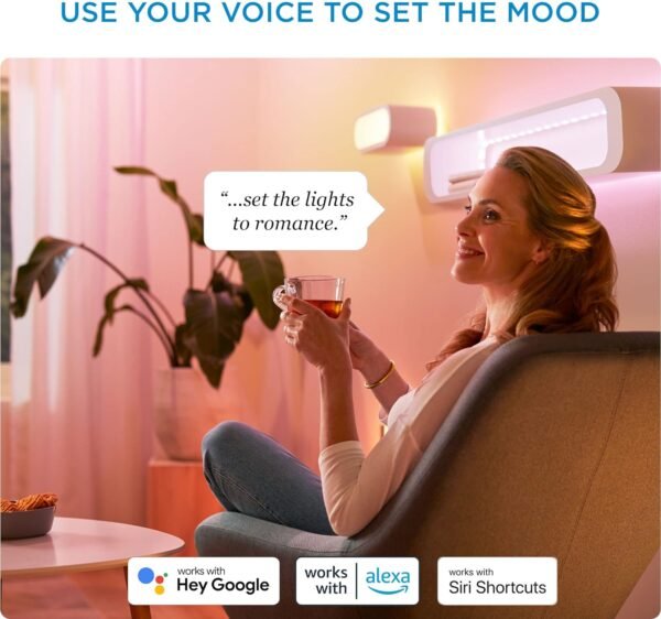 WiZ Connected 2-Pack Color 60W A19 Smart WiFi Light Bulb, 16 Million Colors, Compatible with Alexa and Google Home Assistant, No Hub Required - Image 9