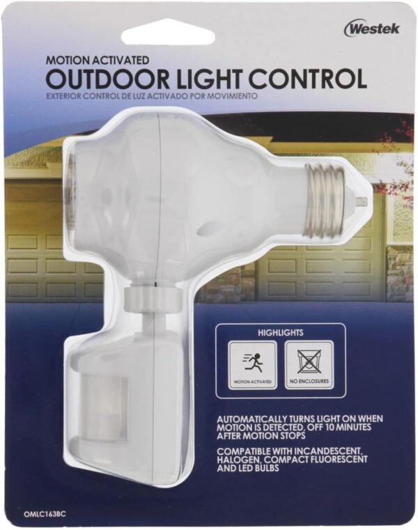 Westek OMLC3BC-4 OMLC163BC Motion-Sensing Light Co... - Image 8