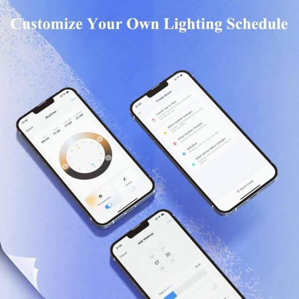 DiCUNO Smart Edison Bulb ST64, Color Changing WiFi Smart Light Bulb, Vinatge ST21 Filament Bulb Compatible with Alexa & Google, Dimmable with App, 50 Watt Equivalent 450LM, No Hub Required, 1 Pack - Image 8