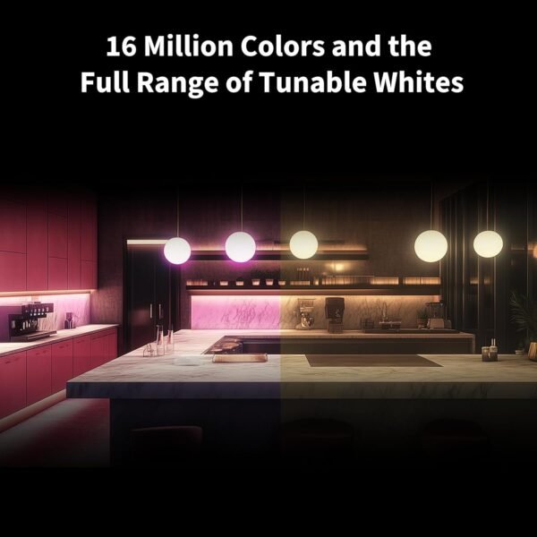 Aqara Thread/Zigbee Smart LED Light Bulb T2 E26, Tunable White (2700K-6500K), 75W Equivalent, Matter, Works with HomeKit, Alexa, Google & More - Image 3