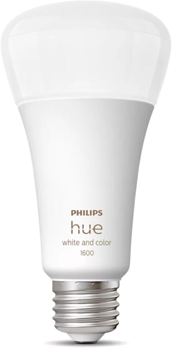 Philips Hue Smart 100W A21 LED Bulb - White and Color Ambiance Color-Changing Light - 4 Pack - 1600LM - E26 - Indoor - Control with Hue App - Works with Alexa, Google Assistant and Apple Homekit. - Image 4