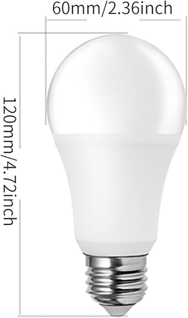 Matter Smart RGBTW WiFi LED Bulb,HomeKit Light Bulb Color Changing, Music Sync with Chirstmas Party, 60W, E26 Base, Works with Siri/Alexa/Google Home, 1 Pack - Image 9