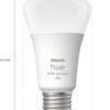 Philips Hue White and Color Ambiance Base Lumen (60W) Smart Button Starter Kit, 16 Millions Colors, Works with Amazon Alexa, Google Assistant, Apple HomeKit 60 Watt (OLD VERSION) - Image 5
