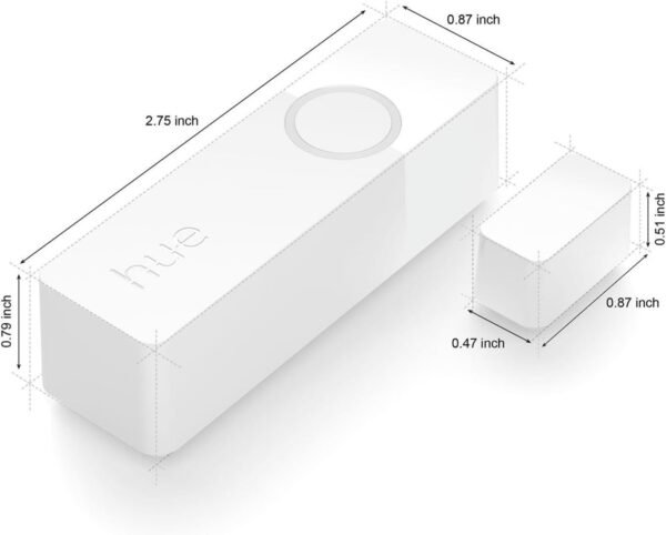 Philips Hue Secure Smart Contact Sensor, White - 1 Pack - Made for Indoor Doors and Windows - Requires Hue Bridge - Works with The Hue App - Image 2