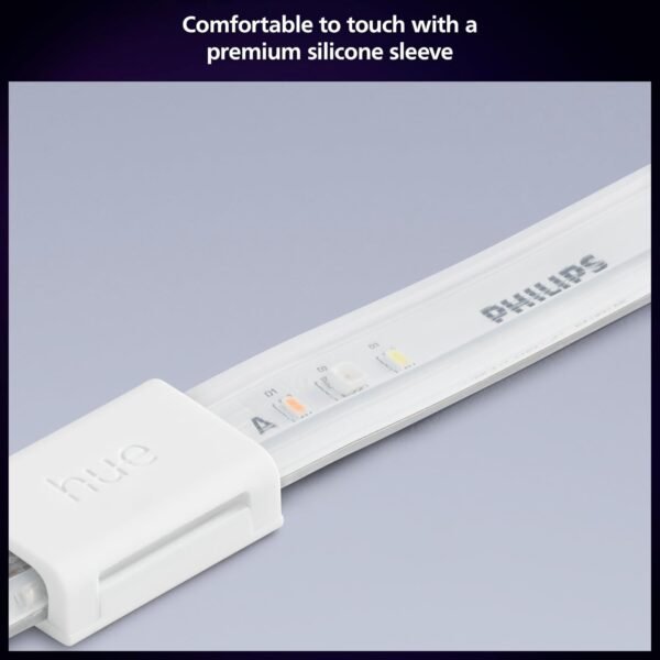 Philips Hue Indoor 10 Ft Smart LED Solo lightstrip Base Kit - 1 Pack - Control with Hue App - Compatible with Alexa, Google Assistant and Apple HomeKit - Image 6