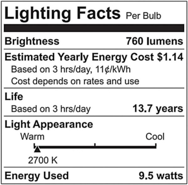 9.5W (60W Replacement) C by GE C-Life Soft White Smart Bulbs (5 LED A19 Light Bulbs) - Image 4