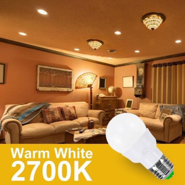 ILC RGB LED Color Changing Light Bulb, 40W Equivalent, 450LM, 2700K Warm White 5W E26 Screw Base RGBW, Flood Light Bulb- 12 Color Choices - Timing Infrared Remote Control (4 Pack) - Image 5