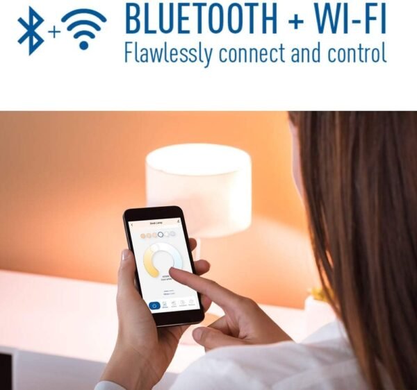 Cree Lighting Connected Max Smart Led Bulb A19 60W Tunable White + Color Changing, 2.4 Ghz, Works with Alexa and Google Home, No Hub Required, Bluetooth + WiFi, 1Pk - Image 5