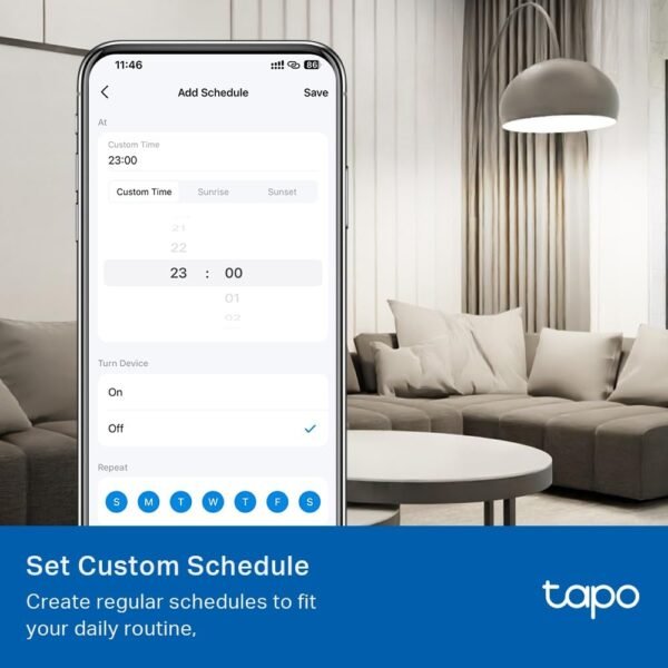 Tapo TP-Link Smart Light Bulbs - Natural Daylight, Dimmable, Compatible w/Alexa and Google Home, A60 Bulb/E27 Base, 60W Equivalent, 800LM CRI>90, 2.4GHz WiFi Only, No Hub Required, L520E(4-Pack) - Image 7