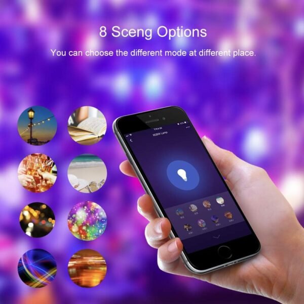 DOGAIN Smart Light Bulb Works with Alexa Google Home E12 Base WiFi Candelabra LED Light Bulb Color Changing Dimmable Chandelier Light Bulbs 360 lm 35w Equivalent 4 Pack (2.4GHz WiFi Only) - Image 4