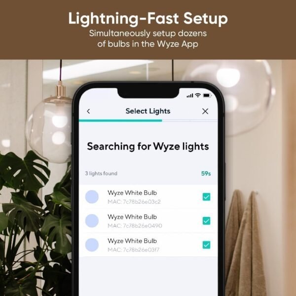 Bulb White, 800LM A19 Tunable-White Wi-Fi Smart Light Bulb, Compatible with Alexa and Google Assistant, 2.4GHz, No Hub Required, 2700K - 6500K, Dimmable, 90+CRI, Timer & Group, 2-Pack - Image 4