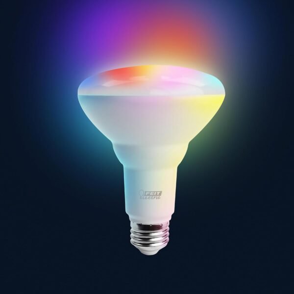 Feit Electric BR30 Smart Flood Light Bulb,2.4GHz WiFi Color Changing and Dimmable, No Hub, Works with Alexa or Google Assistant, BR30/RGBW/CA/AG, 65W, Multi-Color (RGBW), 1 Count (Pack of 1) - Image 9
