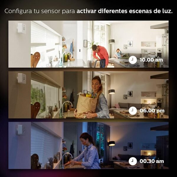 Philips Hue Indoor Motion Sensor for Smart Lights (Requires Hue Hub, Installation-Free, Smart Home, Exclusively for Philips Hue Smart Bulbs) - Image 6