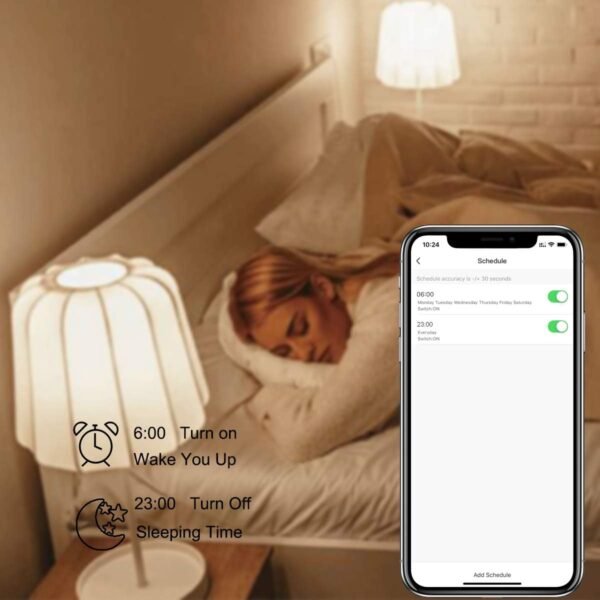 A15 LED Smart Bulb, Compatible with Alexa, Google Home, E26, 5W=40W, Color Changing, Dimmable WiFi Light Bulbs, No Hub Required, 3 Pack - Image 7