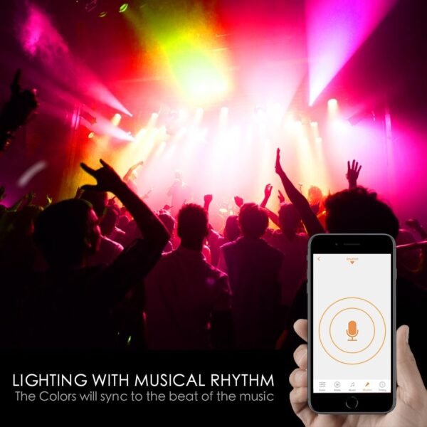 ILC Smart Light Bulb 10W (70 Watt Equivalent) Compatible with Alexa Only, 900 Lumens, Color Changing Warm White 2700K (2 Pack) - Image 6