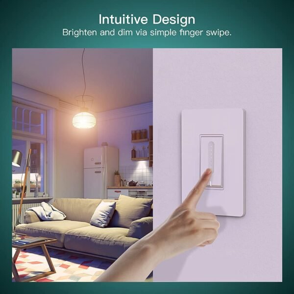 TREATLIFE Smart Dimmer Switch, Single-Pole Smart Switch for Dimmable Bulbs, 2.4GHz WiFi Smart Light Switch Works with Alexa and Google Home, APP Remote Control, Neutral Wire Required - Image 7