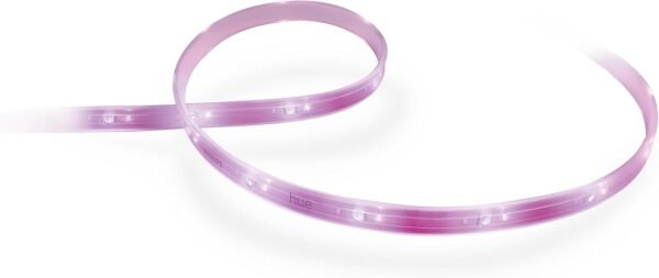 Philips Hue Indoor 3-Foot Smart LED Light Strip Plus Extension - Color-Changing Single-Color Effect - Requires Base Kit - Control with Hue App - Works with Alexa, Google Assistant and Apple HomeKit - Image 4