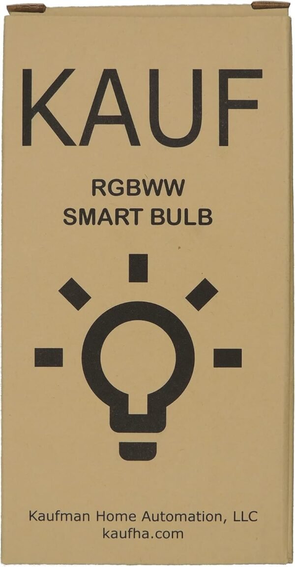 KAUF A21 RGBWW Smart Bulb with ESPHome, Compatible with Tasmota, Made for Home Assistant - Image 2