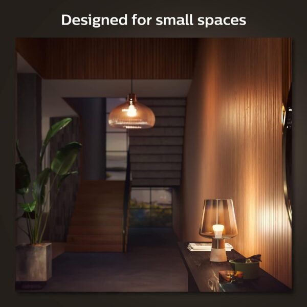 Philips Hue Smart 60W A19 LED Bulb - Soft Warm White Light - 4 Pack - 800LM - E26 - Indoor - Control with Hue App - Works with Alexa, Google Assistant and Apple Homekit - Image 5
