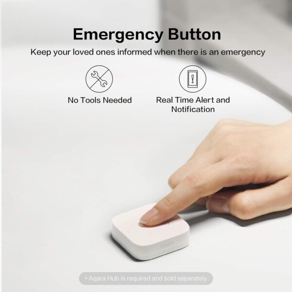 Aqara Wireless Mini Switch, Requires AQARA HUB, Not Support Third Party Hubs, Zigbee Connection, Versatile 3-Way Control Button for Smart Home Devices, Compatible with Apple HomeKit, Works with IFTTT - Image 7