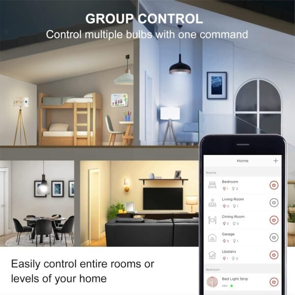 Sengled Smart LED Tunable White A19 Starter Kit, 60W Equivalent, 2 Smart Light Bulbs & Hub, Soft White to Daylight 2700-6500K, Works with Alexa, Google Assistant and Siri - Image 8