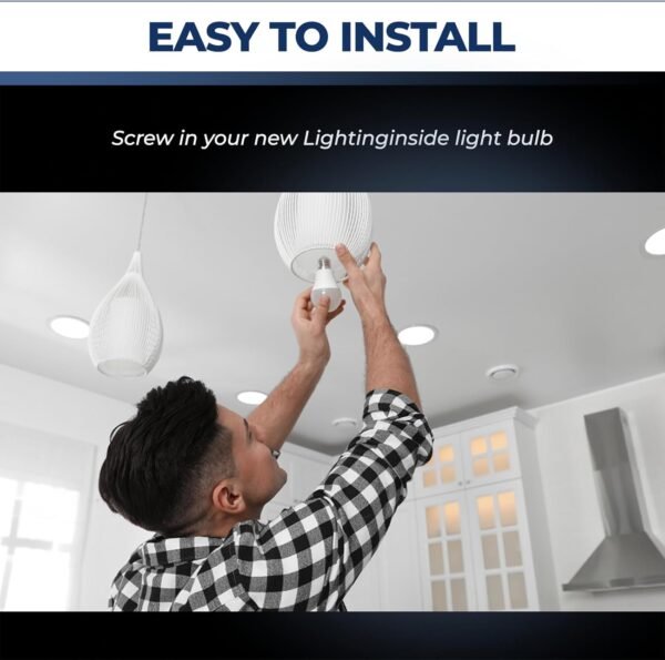 Smart Light Bulbs 60W Equivalent, 800LM 9W WiFi Smart Bulb Compatible with Alexa/Google Assistant, A19 E26 Smart Light Bulb No Hub Required, 2.4GHz WiFi Only, 2PCS - Image 7