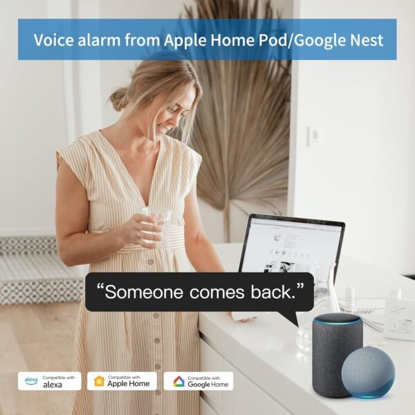 THIRDREALITY Zigbee Motion Sensor, Zigbee Hub Required, Pet Friendly, Works with Home Assistant, SmartThings, Aeotec, Homey, Hubitat or Echo Devices with Built-in Zigbee hub - Image 2