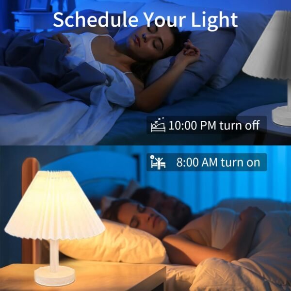 led Smart Light Bulbs, Homekit Smart Bulb 9W 900LM Compatible with Alexa, Apple Home, Google Home 2.4GHz WiFi Bluetooth Light Bulb A19 E26 RGBWW Color Changing Dimmable LED Light Bulb 2Pack - Image 4