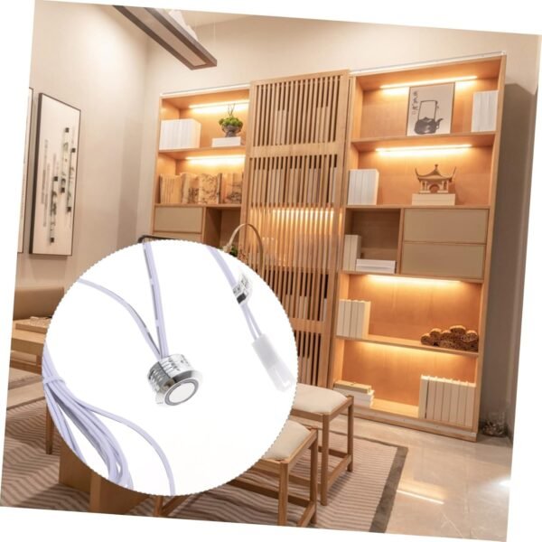 LED Touch Switch Supply Outlet LED Controller USB Adaptor UK Multiple Sensor Bulb Controllers Headphone Mini Lamp to UK Adaptor Connector Powerline Smart Wire Aux Aluminum Alloy. - Image 3