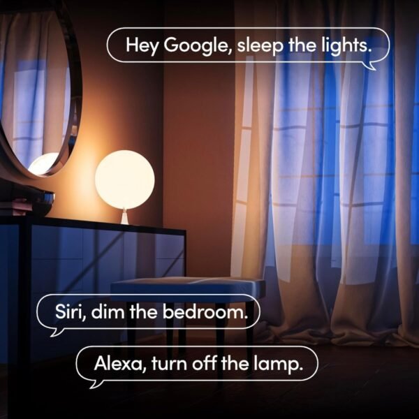 LIFX White A19 WiFi Smart LED Light Bulb, Dimmable, No Hub Required, Compatible with Alexa and Apple Home Kit, Hey Google, L3A19LW06E26US/12, 12 Pack - Image 4