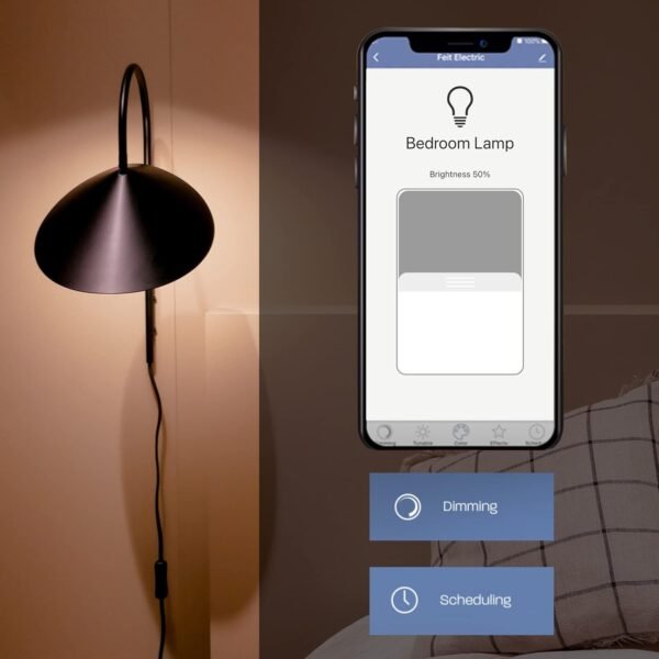 Feit Electric Smart Light Bulbs with RGB Color Changing and Tunable White, 2.4Ghz WiFi Light Bulbs, No Hub Needed, Works with Alexa and Google, Dimmable 60 Watt = LED 9W, OM60/RGBW/CA/AG/3, 3 Pack - Image 5