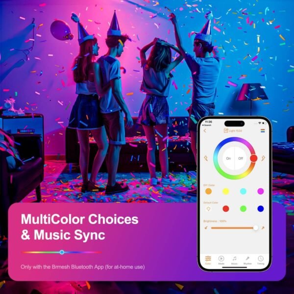 ILC BR30 Led Bulb, Smart Flood Light Bulbs, Compatible with Alexa Required Echo Device, (Equivalent to 70W) Color Changing, Turnable 2700K-6000K Indoor(6 Packs) - Image 5