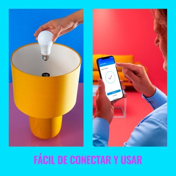 WiZ Connected 100W A21 LED Smart Light Bulbs - Connects to Your Wi-Fi - E26 Smart Bulb - Control with Voice or App + Activate with Motion - Matter Compatible - 1 Pack - Image 5