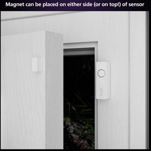 Philips Hue Secure Smart Contact Sensor, White - 1 Pack - Made for Indoor Doors and Windows - Requires Hue Bridge - Works with The Hue App - Image 5