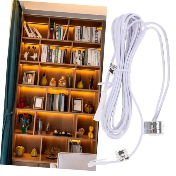 LED Touch Switch Supply Outlet LED Controller USB Adaptor UK Multiple Sensor Bulb Controllers Headphone Mini Lamp to UK Adaptor Connector Powerline Smart Wire Aux Aluminum Alloy. - Image 8