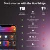 Philips Hue White and Color Ambiance Base Lumen (60W) Smart Button Starter Kit, 16 Millions Colors, Works with Amazon Alexa, Google Assistant, Apple HomeKit 60 Watt (OLD VERSION) - Image 2