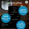 GE CYNC A19 Smart LED Light Bulbs, Soft White, Bluetooth and WiFi Light Bulbs, 60W Equivalent, Work with Amazon Alexa and Google Home (2 Pack) - Image 3