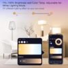 MoesGo Smart Candelabra Led Light Bulbs, WiFi E12 Smart Bulbs, 2700K-6500K CW& RGB Dimmable, Smart Life/Tuya APP Remote Control, Work with Alexa/Google Home, 470lm 5W (40W Equivalent) 2 Pack No Hub - Image 4