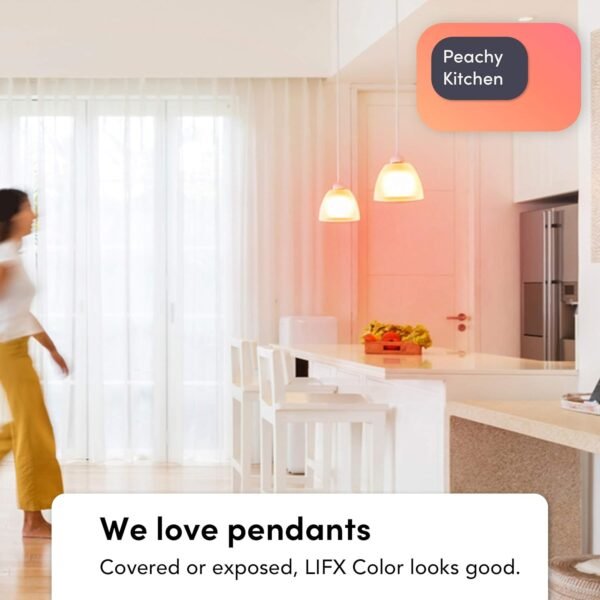 LIFX color, A19 1100 lumens, Wi-Fi Smart LED Light Bulb, Billions of colors and Whites, No bridge required, Works with Alexa, Hey Google, HomeKit and Siri multicolor (Pack of 2) - Image 15