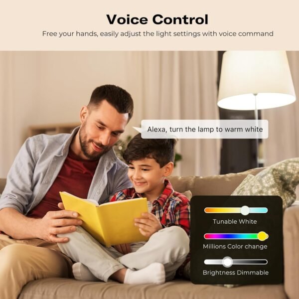 THIRDREALITY Zigbee Smart Color Bulb ZL1 4 Pack, Zigbee hub Required,Compatible with Home Assistant, SmartThings,Aeotec,Homey,Hubitat or Echo Devices with Built-in Zigbee hub,A19 RGB Bulb,800 Lumens - Image 4