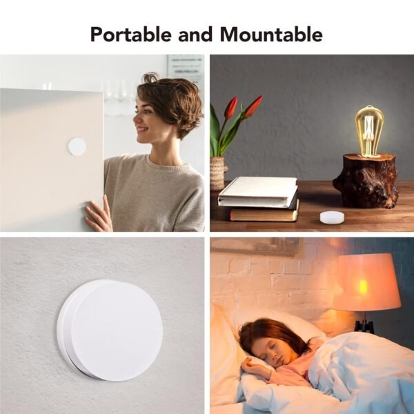 OREiN Smart Light Bulbs Mini Switch Remote Button Control, Exclusive for Aidot Smart Light Bulbs, Dimmer Switch, Wire-Free, Bluetooth Light Switch - Image 7