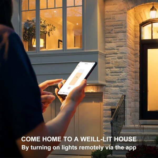 Sengled Zigbee Smart Edison Bulbs, Smart Hub Required, Work with SmartThings and Echo with Built-in Hub, Voice Control with Alexa and Google Home, Amber Warm 2000K LED E26 Edison Bulb, 60W Eqv. 6 Pack - Image 7