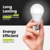 Feit Electric A19 LED Light Bulb, 60W Equivalent, Dimmable, 800 Lumens, E26 Medium Base, 5000K Daylight, CRI 90, 25,000 Hour Lifetime, UL Listed, Damp Rated, 4 Pack, OM60DM/950CA/4 - Image 4