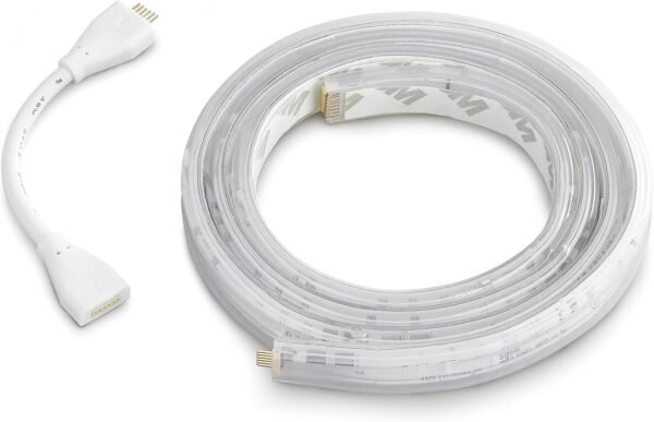 Philips Hue Indoor 3-Foot Smart LED Light Strip Plus Extension - Color-Changing Single-Color Effect - Requires Base Kit - Control with Hue App - Works with Alexa, Google Assistant and Apple HomeKit - Image 3