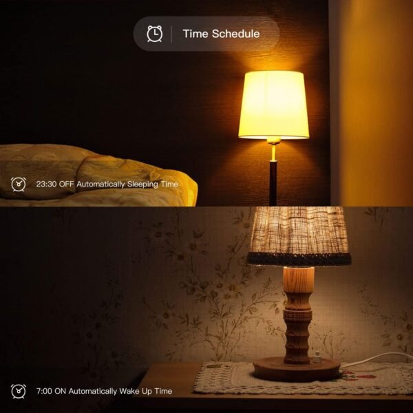 Smart Light Bulbs Work with Apple HomeKit, WiFi LED Light Bulb Multicolor Smart Bulbs Compatible with Siri, Alexa, Google Assistant - Image 6