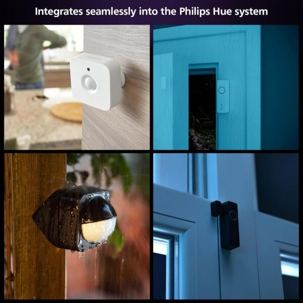 Philips Hue Secure Smart Contact Sensor, White - 1 Pack - Made for Indoor Doors and Windows - Requires Hue Bridge - Works with The Hue App - Image 8