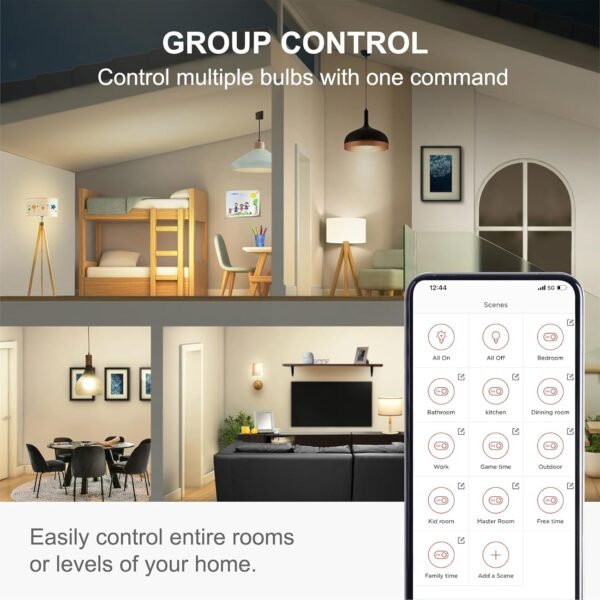 Sengled Alexa, WiFi, Smart Light Bulbs that Work with Alexa & Google Assistant,A19 Soft White(2700K)No Hub Required,800LM 60W Equivalent HighCRI)90,4Count(Pack of 1) - Image 6